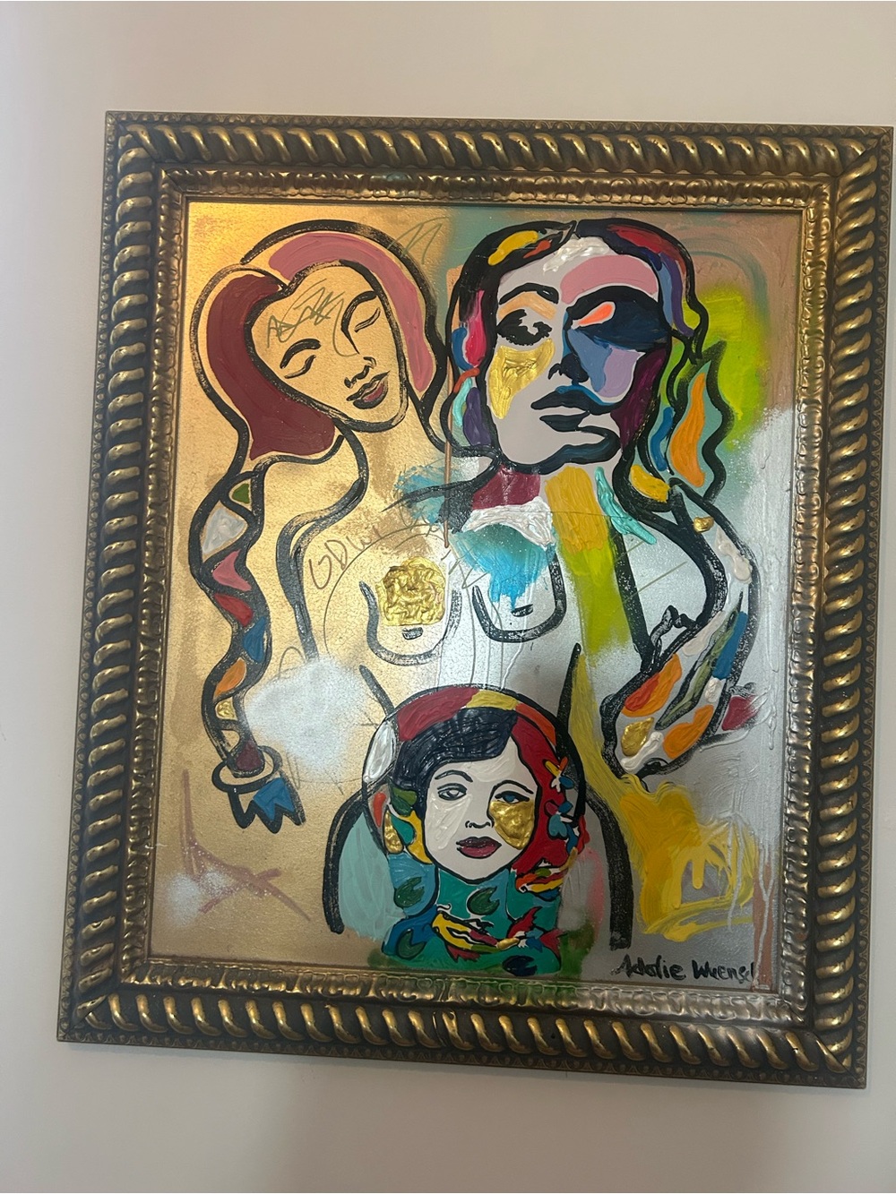 Original Multicolor Contemporary art by Addie Wuensch “BIRTH OF A SOUL”